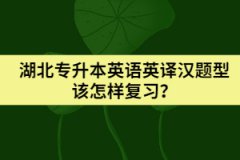 湖北專升本英語(yǔ)英譯漢題型該怎樣復(fù)習(xí)？