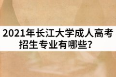 2021年長江大學(xué)成人高考招生專業(yè)有哪些？