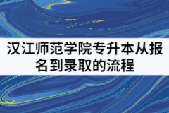 漢江師范學(xué)院2021年普通專(zhuān)升本從報(bào)名到錄取的流程是怎樣的？