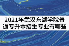 2021年武漢東湖學(xué)院普通專(zhuān)升本招生專(zhuān)業(yè)有哪些？