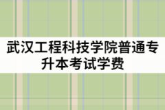 武漢工程科技學(xué)院2021年普通專升本考試一年的學(xué)費(fèi)是多少？