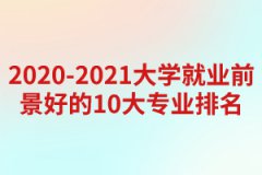 2020-2021大學就業(yè)前景好的10大專業(yè)排名