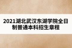 2021湖北武漢東湖學(xué)院全日制普通本科招生章程