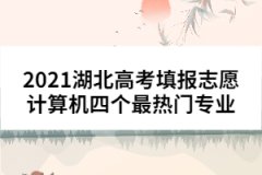 2021湖北高考填報志愿計算機(jī)四個最熱門專業(yè)