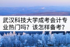 武漢科技大學成考會計專業(yè)熱門嗎？該怎樣備考？