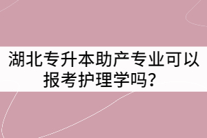 湖北專升本助產(chǎn)專業(yè)可以報(bào)考護(hù)理學(xué)嗎？能報(bào)哪些院校？