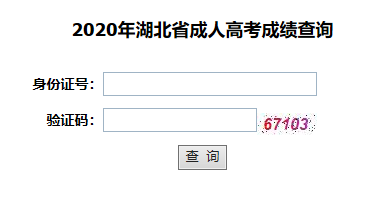 湖北民族大學成考成績查詢網(wǎng)址入口