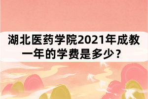 湖北醫(yī)藥學(xué)院2021年成教一年的學(xué)費(fèi)是多少？