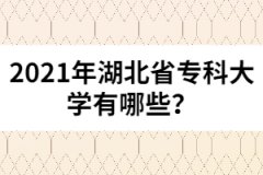 2021年湖北省?？拼髮W(xué)有哪些？