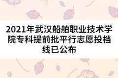 2021年武漢船舶職業(yè)技術(shù)學(xué)院?？铺崆芭叫兄驹竿稒n線已公布