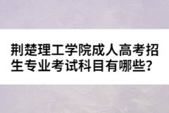 荊楚理工學院成人高考招生專業(yè)考試科目有哪些？