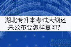 2022年湖北專(zhuān)升本考試大綱還未公布要怎樣復(fù)習(xí)？