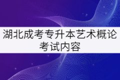 湖北成考專(zhuān)升本《藝術(shù)概論》考試的具體內(nèi)容有哪些？
