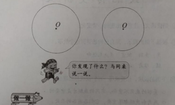 你能分別畫(huà)出下面兩個(gè)圓的對(duì)稱軸嗎?你能畫(huà)出幾條呢?