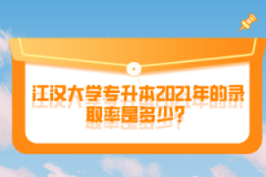 江漢大學(xué)專升本2021年的錄取率是多少？